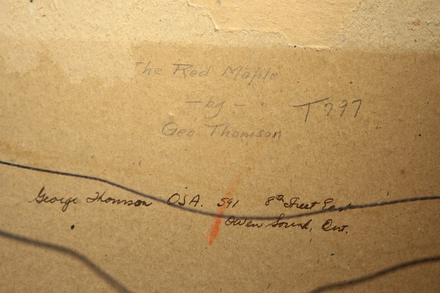 George Thomson Close Up Verso